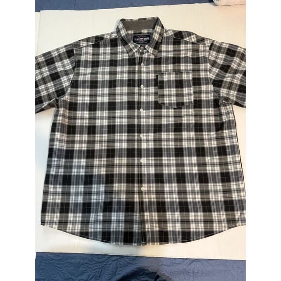 *ECKŌ UNLTD Authentic Classic Division East All City Men’s Shirt Size 4XL Plaid - Picture 1 of 6